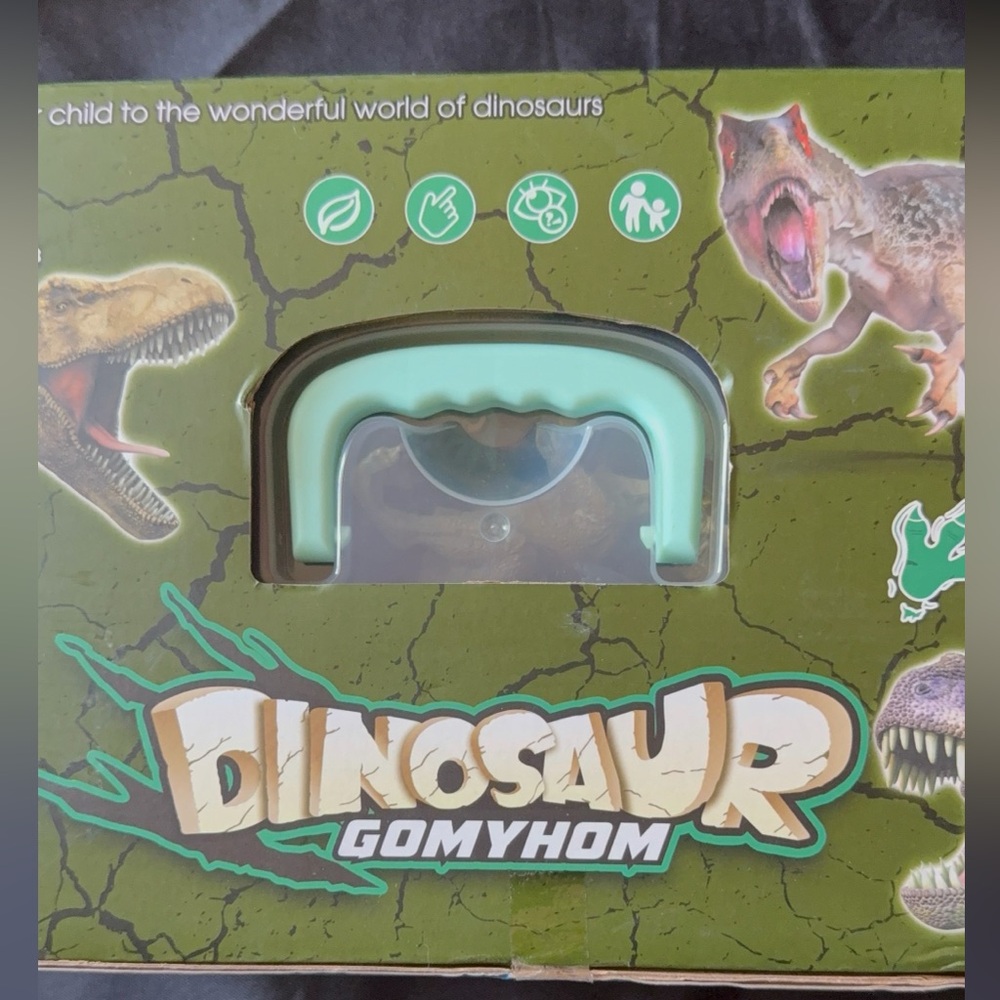 Dinosaur Adventure Toy with Mint Handle